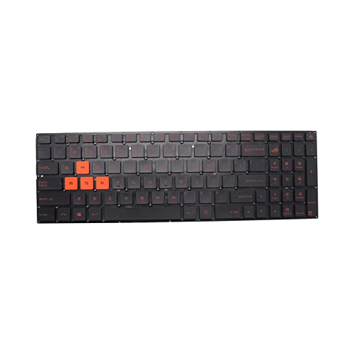 Tastatur für ASUS ROG Strix GL702VT GL702VS GL702VM GL702 GL702ZC Laptop mit Hintergrundbeleuchtung US von Abakoo