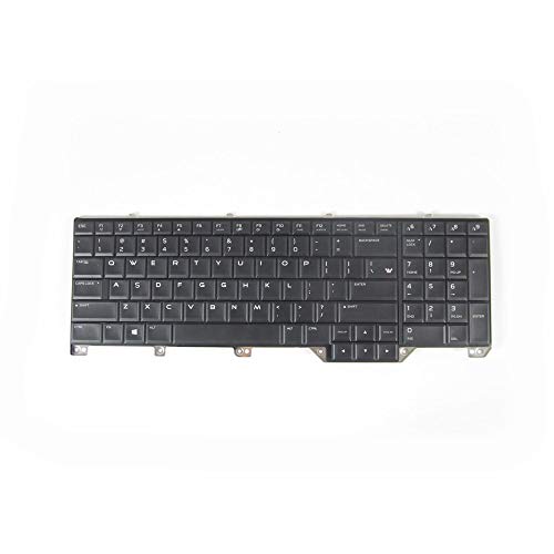 Tastatur für Dell Alienware 17 R4 00WN4Y 0WN4Y PK131QB1A00 NSK-EE0BC 01 0CF2YW CF2YW NSK-EE0BC 1D PK131QB1A01 mit Hintergrundbeleuchtung US von Abakoo