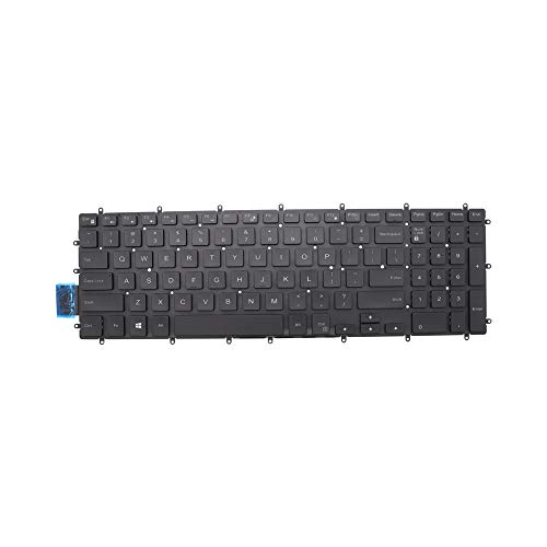 Tastatur für Dell Inspiron 17-5765 17-5767 17-5770 17-5775 7566 7567 Tastatur US Backlit 03NVJK 15 5565 5567 5570 5575 PK1Q01B00, Schwarz von Abakoo