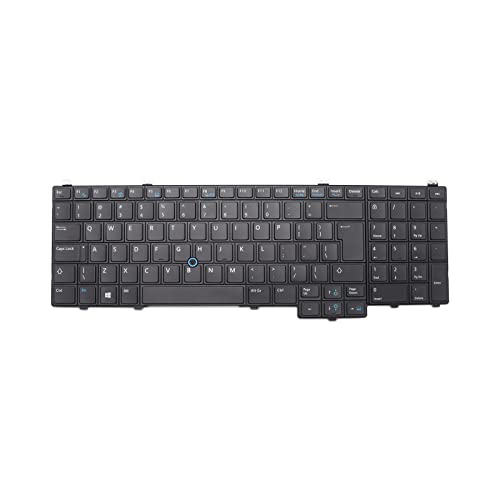 Tastatur für Dell Latitude E5540 15-5000 076X2J PK130WR3B00 MP-13B93USJ698 mit Hintergrundbeleuchtung von Abakoo