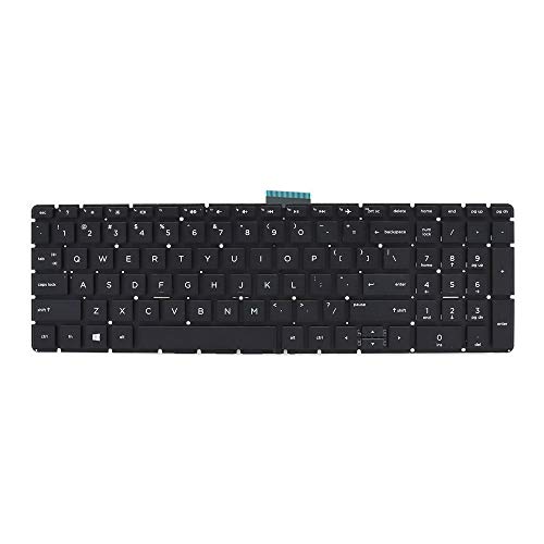 Tastatur für HP 250 G6 255 G6 15-BS 15Q-BD 17G-BR 15-BW 15-CC 17-BS 17-AK 15-BS013DX 15-BS015DX 926560-001 US ohne Hintergrundbeleuchtung von Abakoo