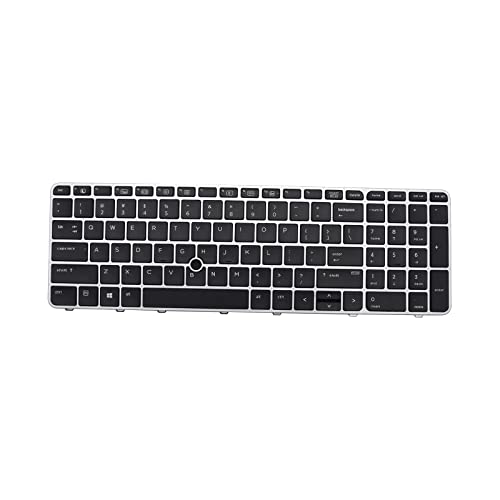 -Tastatur für HP Elitebook 850 G3 ZBook 15u G3, 821157-001 821195-001 836623-001 SN9145BL 831-00323-00A mit Hintergrundbeleuchtung von Abakoo