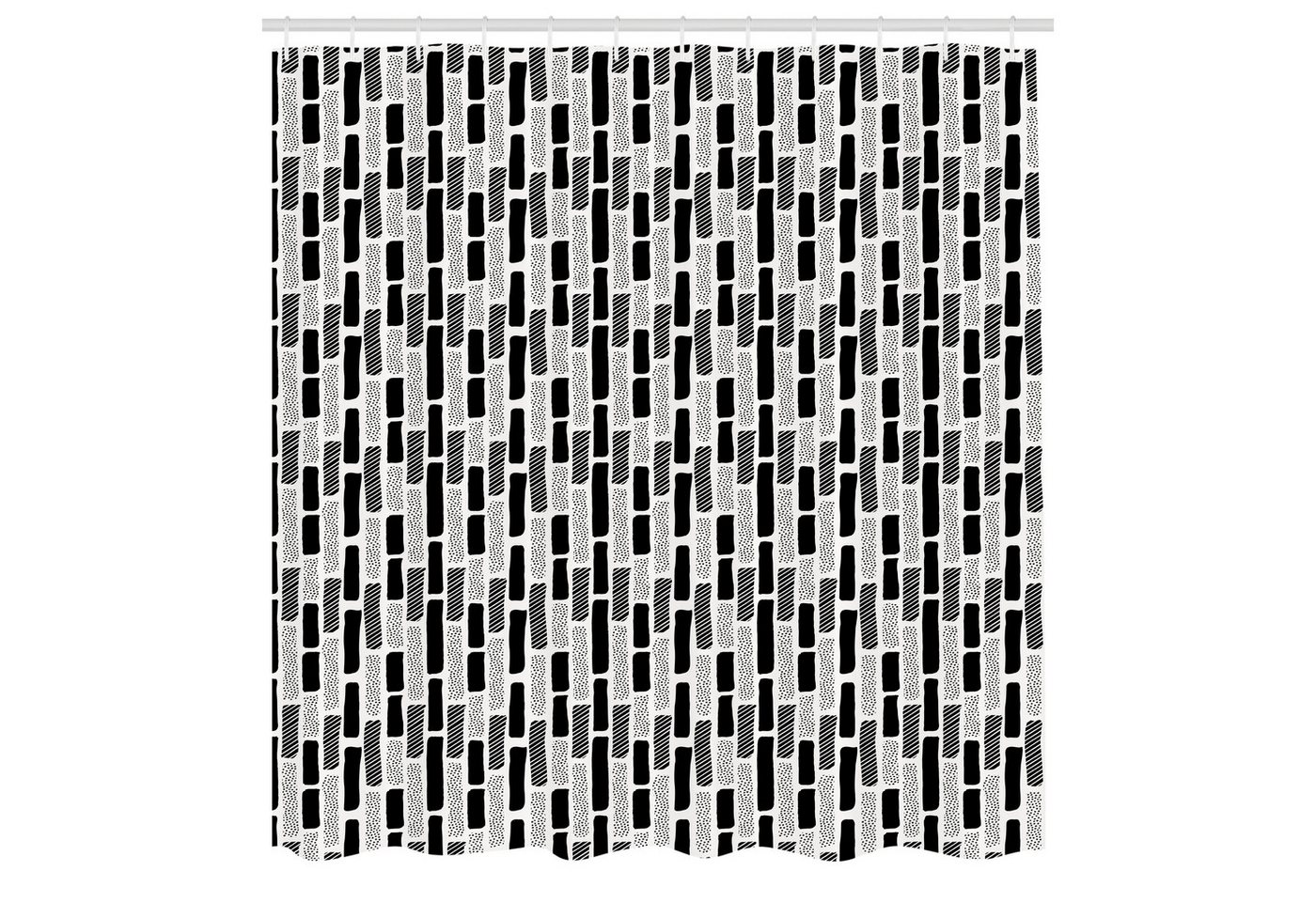 Abakuhaus Duschvorhang Moderner Digitaldruck mit 12 Haken auf Stoff Wasser Resistent Breite 175 cm, Höhe 180 cm, Abstrakt Pinsel Mark Effect Stripes Abakuhaus Duschvorhang Moderner Digitaldruck mit 12 Haken auf Stoff Wasser Resistent Breite 175 cm, Höhe 180 cm, Abstrakt Pinsel Mark Effect Stripes von Abakuhaus