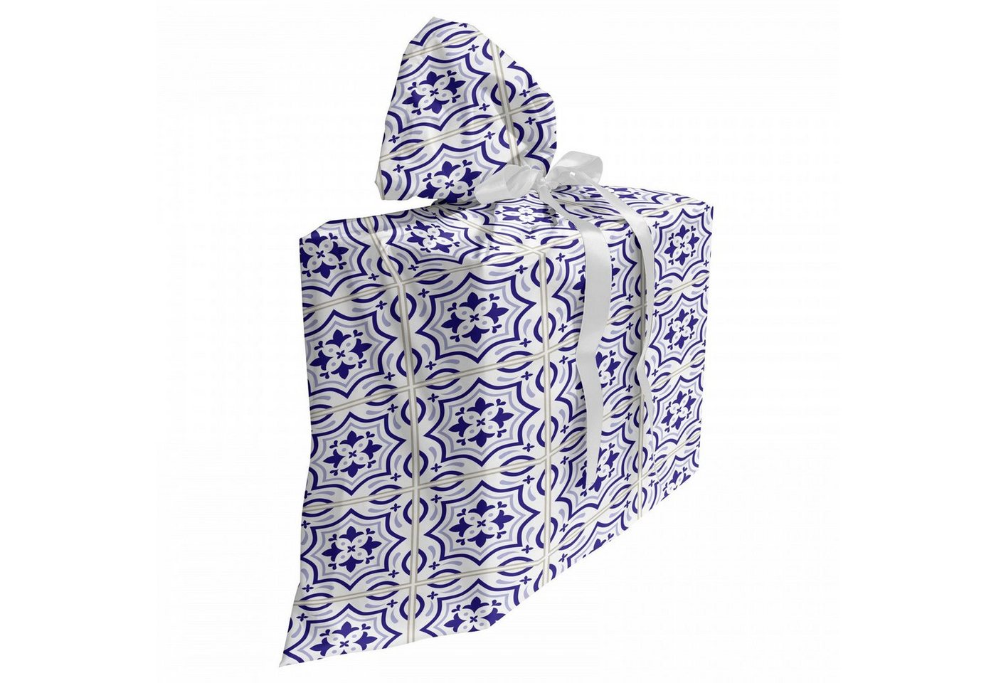 Abakuhaus Geschenkbox 3x Bändern Wiederbenutzbar, Azulejo Portugiesisch Bodenfliese von Abakuhaus