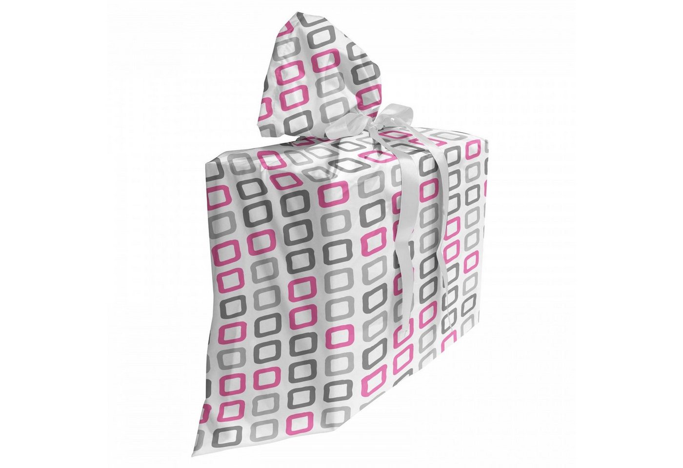 Abakuhaus Geschenkbox 3x Bändern Wiederbenutzbar, Geometrisch Quadratische Felder Bild von Abakuhaus
