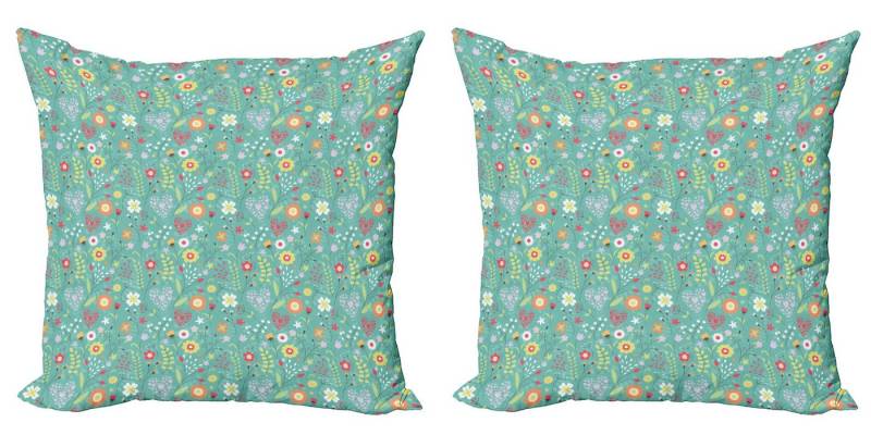 Abakuhaus Kissenbezüge Modern Accent Doppelseitiger Digitaldruck, (2 Stück), Blume Tulpen Daisy Lily Blüte von Abakuhaus