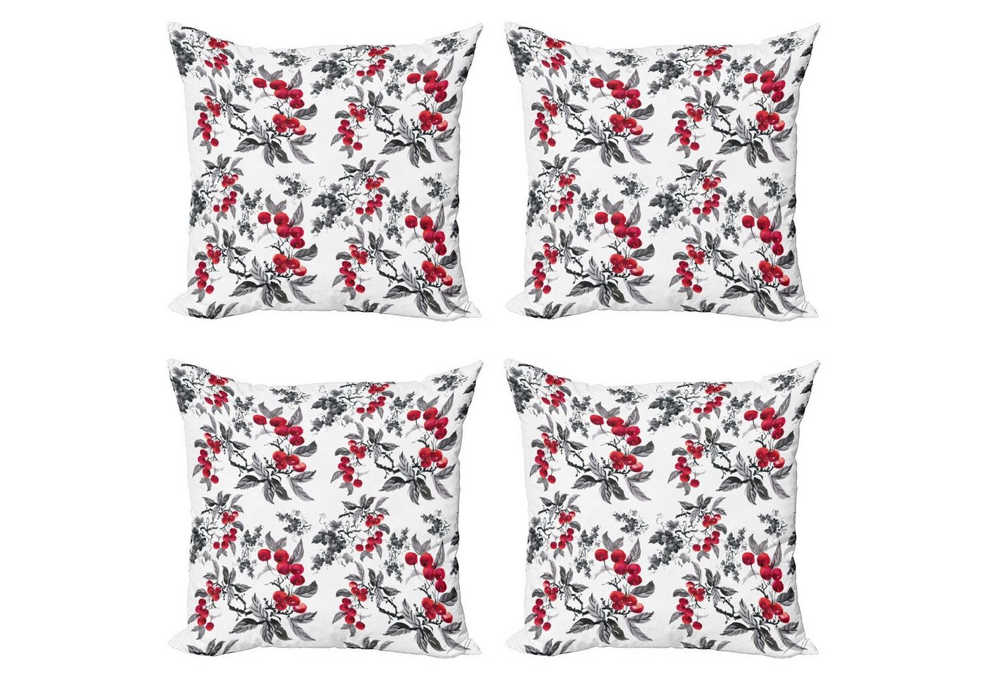 Abakuhaus Kissenbezug »Modern Accent Doppelseitiger Digitaldruck«, Eberesche Abstrakte Botanik Garten Abakuhaus Kissenbezug »Modern Accent Doppelseitiger Digitaldruck«, Eberesche Abstrakte Botanik Garten von Abakuhaus