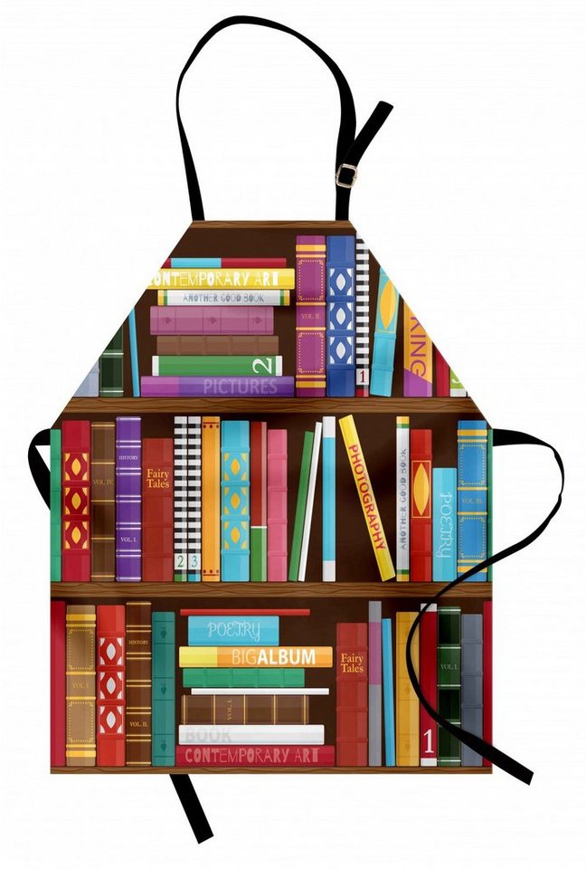 Abakuhaus Kochschürze Höhenverstellbar Klare Farben ohne verblassen, Bücherregal Verschiedene Themen Bücher von Abakuhaus