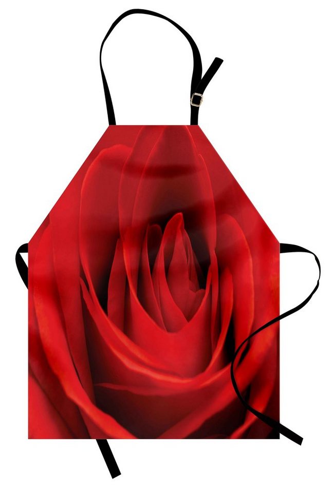 Abakuhaus Kochschürze Höhenverstellbar Klare Farben ohne verblassen, Rose Natürliche Schönheit Red Blossom von Abakuhaus
