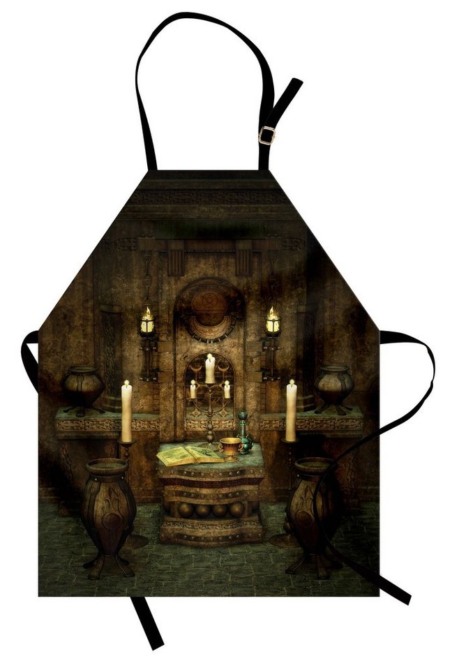 Abakuhaus Kochschürze Höhenverstellbar Klare Farben ohne verblassen, gotisch Altar Kerzen Pentagram Abakuhaus Kochschürze Höhenverstellbar Klare Farben ohne verblassen, gotisch Altar Kerzen Pentagram von Abakuhaus