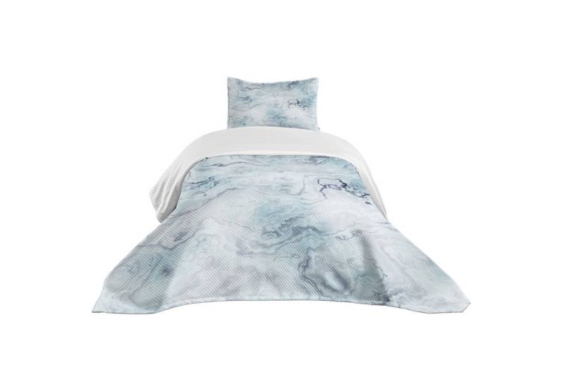 Abakuhaus Tagesdecke Set mit Kissenbezügen Waschbar, Marmor Weiche Hazy Ottoman-Art Abakuhaus Tagesdecke Set mit Kissenbezügen Waschbar, Marmor Weiche Hazy Ottoman-Art von Abakuhaus