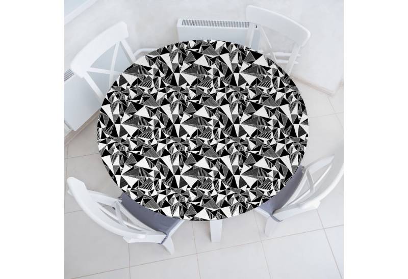 Abakuhaus Tischdecke Rundum-elastische Stofftischdecke, Abstrakt Fractal Geometry Fliesen Abakuhaus Tischdecke Rundum-elastische Stofftischdecke, Abstrakt Fractal Geometry Fliesen von Abakuhaus