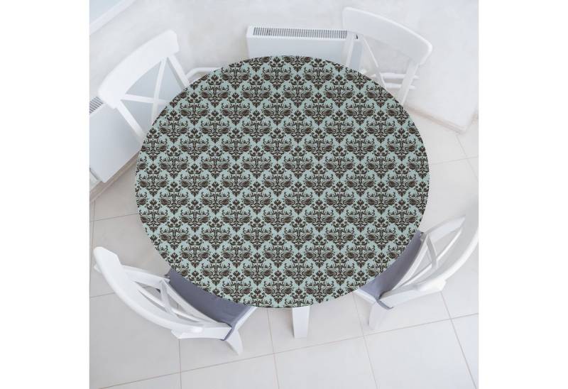 Abakuhaus Tischdecke Rundum-elastische Stofftischdecke, Damast Damast-Shapes Motiv von Abakuhaus