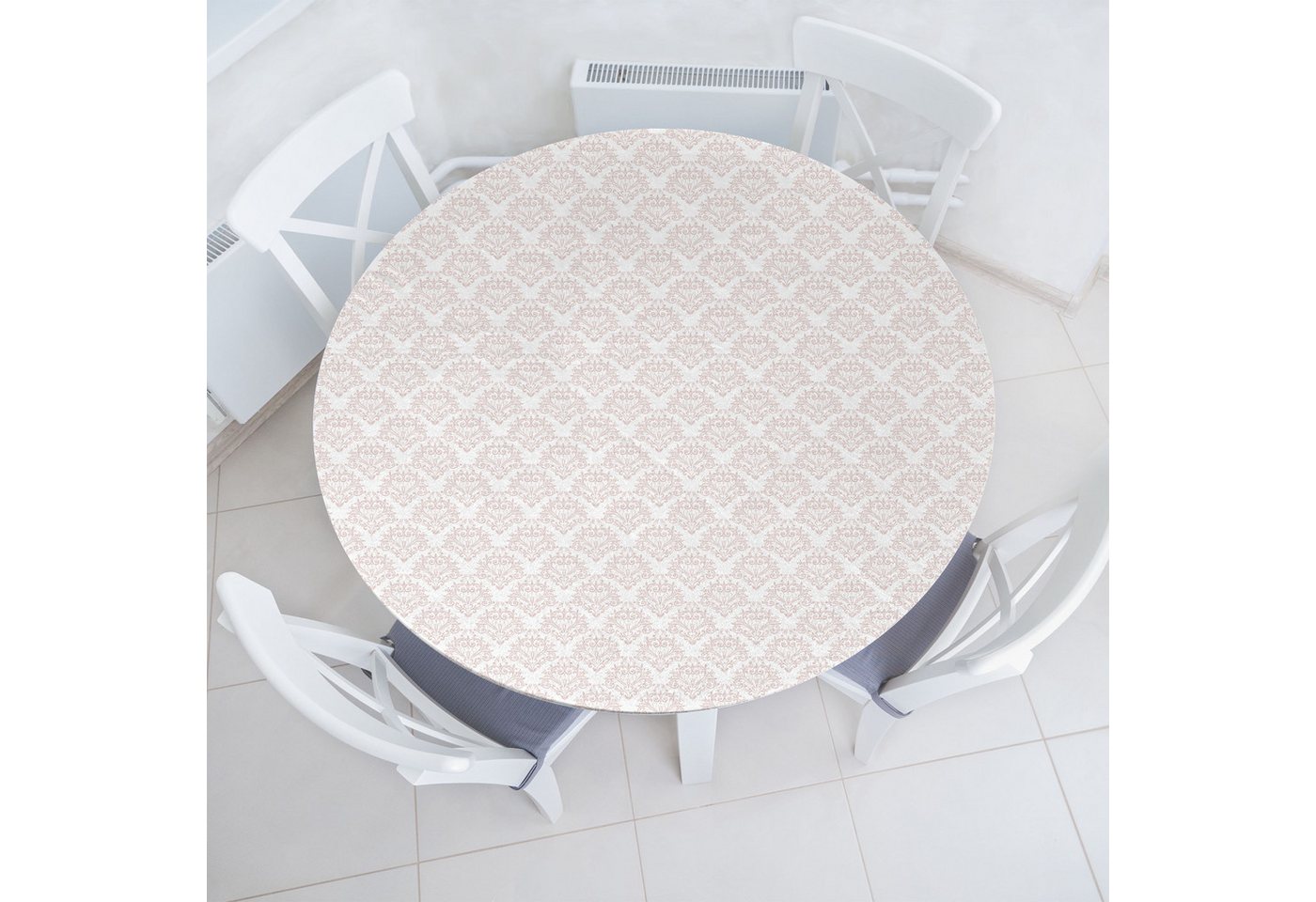 Abakuhaus Tischdecke Rundum-elastische Stofftischdecke, Damast Simplistic Königs Abakuhaus Tischdecke Rundum-elastische Stofftischdecke, Damast Simplistic Königs von Abakuhaus