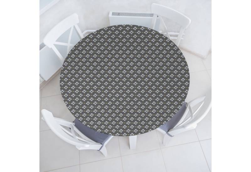 Abakuhaus Tischdecke Rundum-elastische Stofftischdecke, Gekritzel Scribble Spots Spirals von Abakuhaus