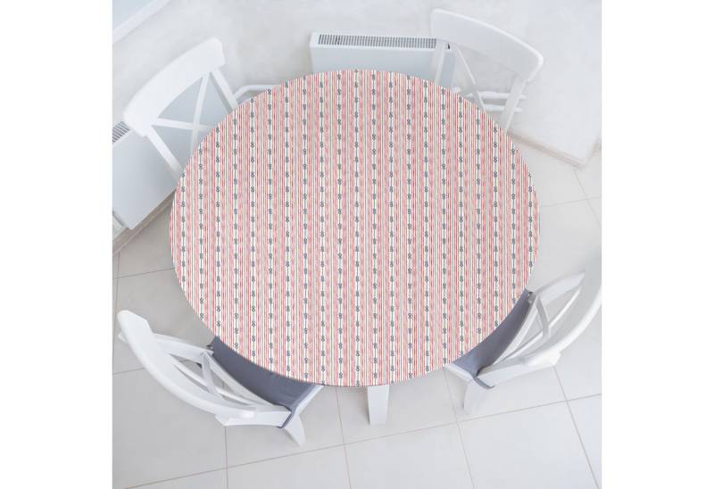 Abakuhaus Tischdecke Rundum-elastische Stofftischdecke, Marine Zeppelinstek Knoten und Seil von Abakuhaus