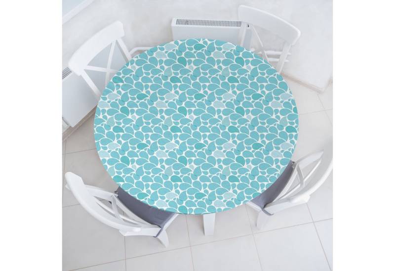 Abakuhaus Tischdecke Rundum-elastische Stofftischdecke, Natur Abstrakte Wassertropfen Kunst von Abakuhaus