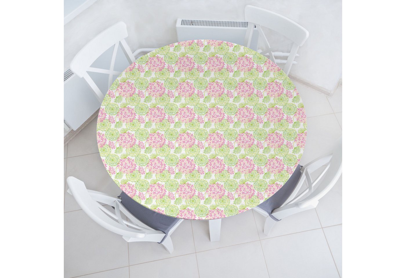 Abakuhaus Tischdecke Rundum-elastische Stofftischdecke, Natur Löwenzahn-Blumen-Muster von Abakuhaus