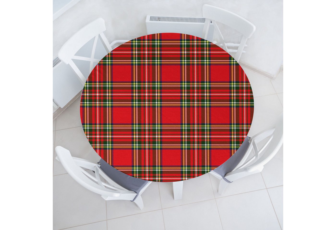 Abakuhaus Tischdecke Rundum-elastische Stofftischdecke, Plaid Irish Cultural Klassik von Abakuhaus