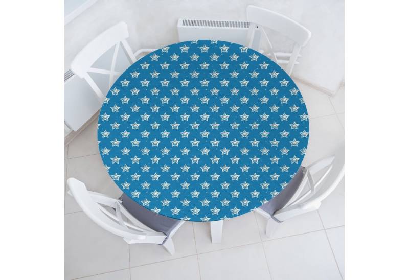Abakuhaus Tischdecke Rundum-elastische Stofftischdecke, Sterne Spots und Hand gezeichnet von Abakuhaus