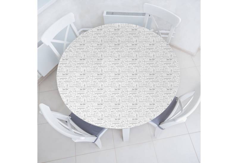 Abakuhaus Tischdecke Rundum-elastische Stofftischdecke, grau Pfeil Winkel Cursors in Grafik von Abakuhaus