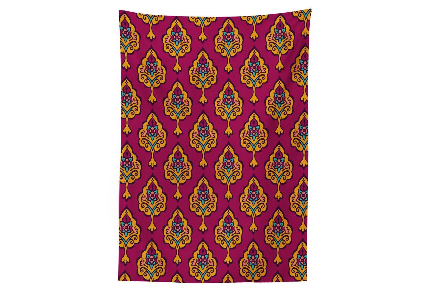 Abakuhaus Tischdecke dekorative waschbare Picknick-Tischdecke, Herbst-Damast Ethnische Oriental Motif Abakuhaus Tischdecke dekorative waschbare Picknick-Tischdecke, Herbst-Damast Ethnische Oriental Motif von Abakuhaus