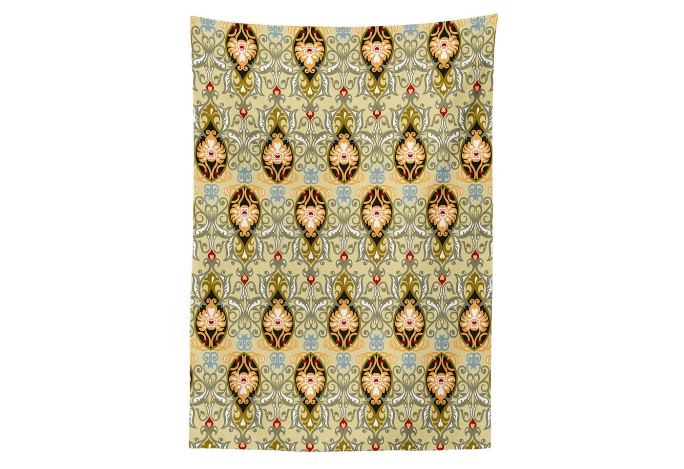 Abakuhaus Tischdecke dekorative waschbare Picknick-Tischdecke, Herbst-Damast symmetrische Formen Abakuhaus Tischdecke dekorative waschbare Picknick-Tischdecke, Herbst-Damast symmetrische Formen von Abakuhaus
