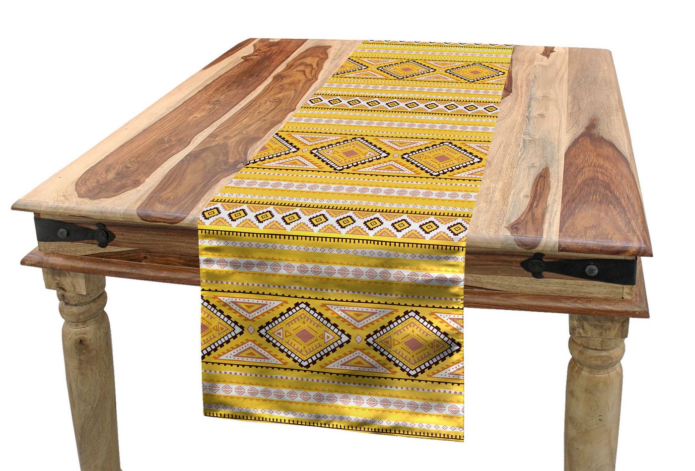 Abakuhaus Tischläufer Esszimmer Küche Rechteckiger Dekorativer Tischläufer, Aztec Tribal Timeless Abakuhaus Tischläufer Esszimmer Küche Rechteckiger Dekorativer Tischläufer, Aztec Tribal Timeless von Abakuhaus