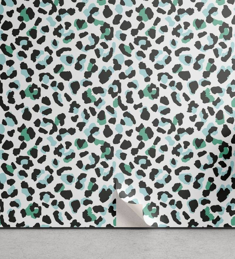 Abakuhaus Vinyltapete selbstklebendes Wohnzimmer Küchenakzent, Leopard Tierhaut Print Spots von Abakuhaus