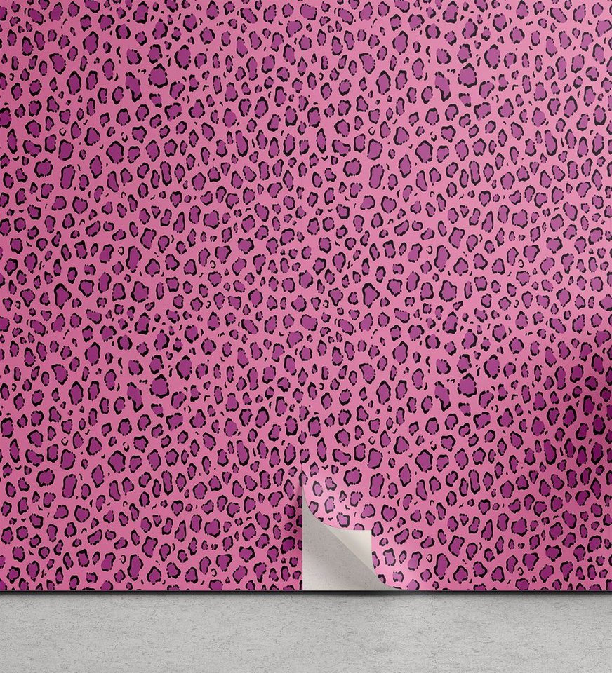 Abakuhaus Vinyltapete selbstklebendes Wohnzimmer Küchenakzent, Safari Leopard-Haut-Spots Pattern Abakuhaus Vinyltapete selbstklebendes Wohnzimmer Küchenakzent, Safari Leopard-Haut-Spots Pattern von Abakuhaus