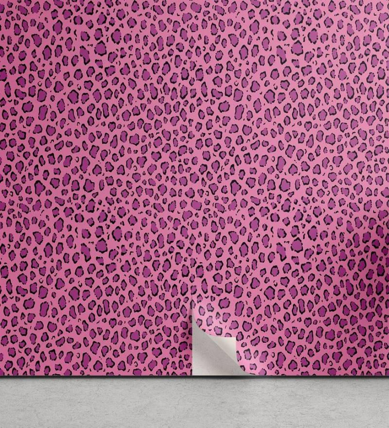 Abakuhaus Vinyltapete selbstklebendes Wohnzimmer Küchenakzent, Safari Leopard-Haut-Spots Pattern von Abakuhaus