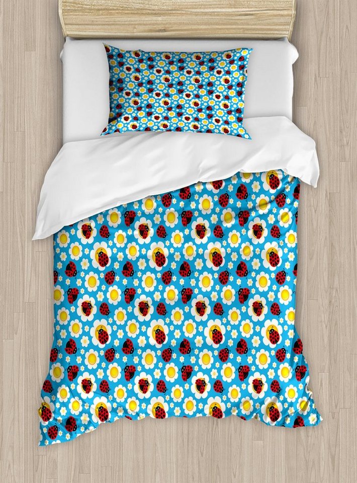 Abakuhaus Bettwäsche Milbensicher Allergiker geeignet mit Kissenbezug, Microfaser, Marienkäfer käfer~~POS=HEADCOMP Abstrakte Gänseblümchen Bugs Abakuhaus Bettwäsche Milbensicher Allergiker geeignet mit Kissenbezug, Microfaser, Marienkäfer käfer~~POS=HEADCOMP Abstrakte Gänseblümchen Bugs von Abakuhaus