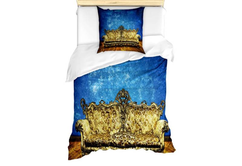 Abakuhaus Bettwäsche Milbensicher Allergiker geeignet mit Kissenbezug, Microfaser, viktorianisch Antik Sofa in Zimmer Abakuhaus Bettwäsche Milbensicher Allergiker geeignet mit Kissenbezug, Microfaser, viktorianisch Antik Sofa in Zimmer von Abakuhaus