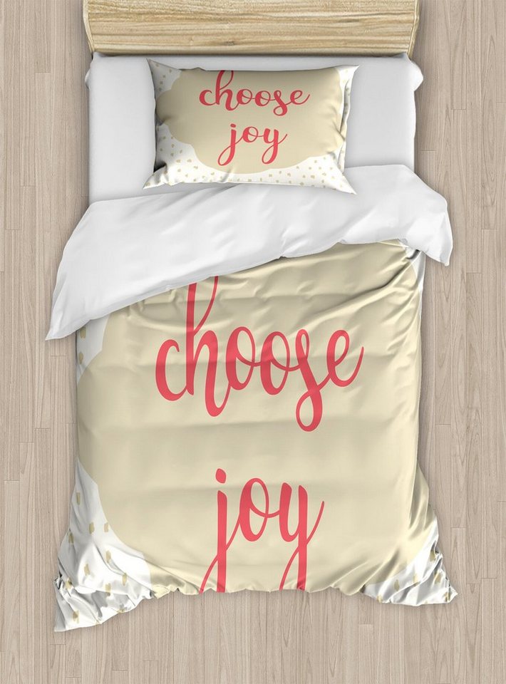 Bettwäsche Top Qualität Weich und Warm 3 Teiligen Bettbezug mit 1 Kissenbezüge, Abakuhaus, Microfaser, wählen Sie Joy Doodle Cloud auf Spots von Abakuhaus