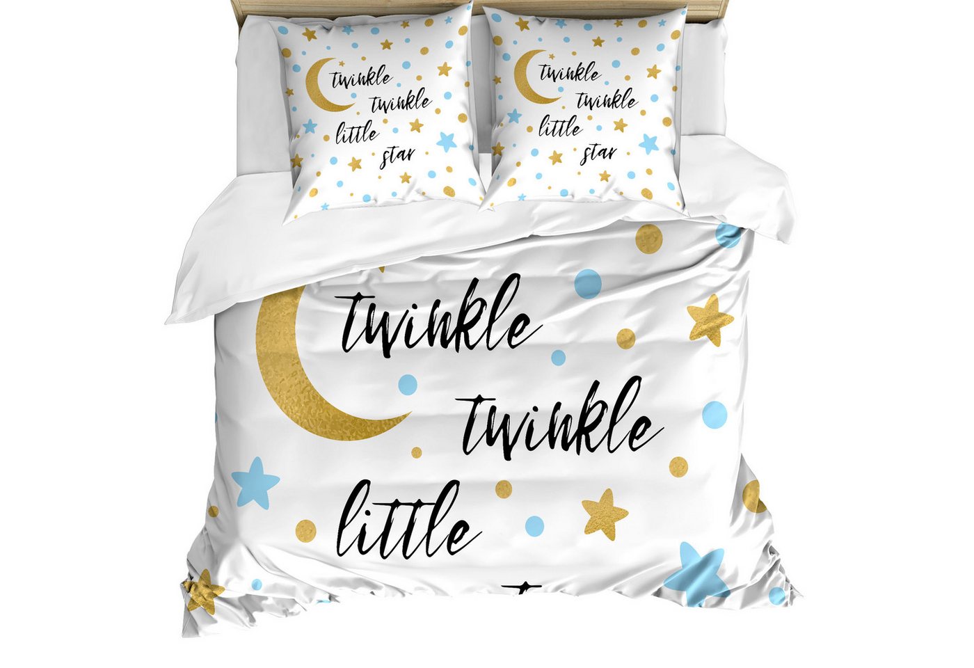 Abakuhaus Bettwäsche Weicher Microfaserstoff Allegigeignet kein Verblassen, Microfaser, Kindergarten Bett-Zeit Lullaby Konzept von Abakuhaus