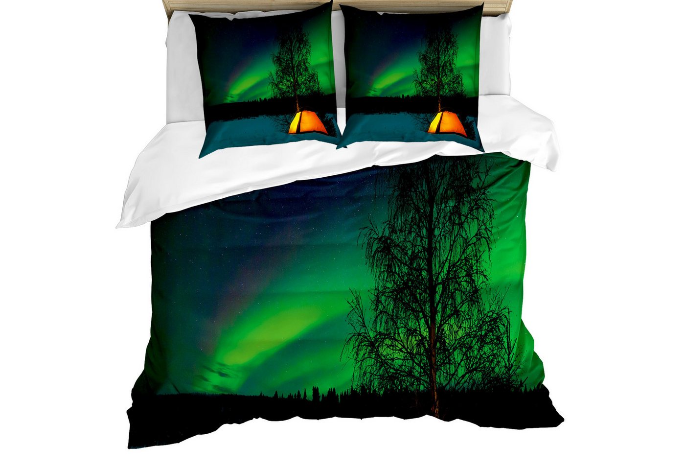 Abakuhaus Bettwäsche weicher Microfaserstoff Allergiker geeignet, kein Verblassen, Microfaser, Natur Camping-Zelt Feld Abakuhaus Bettwäsche weicher Microfaserstoff Allergiker geeignet, kein Verblassen, Microfaser, Natur Camping-Zelt Feld von Abakuhaus