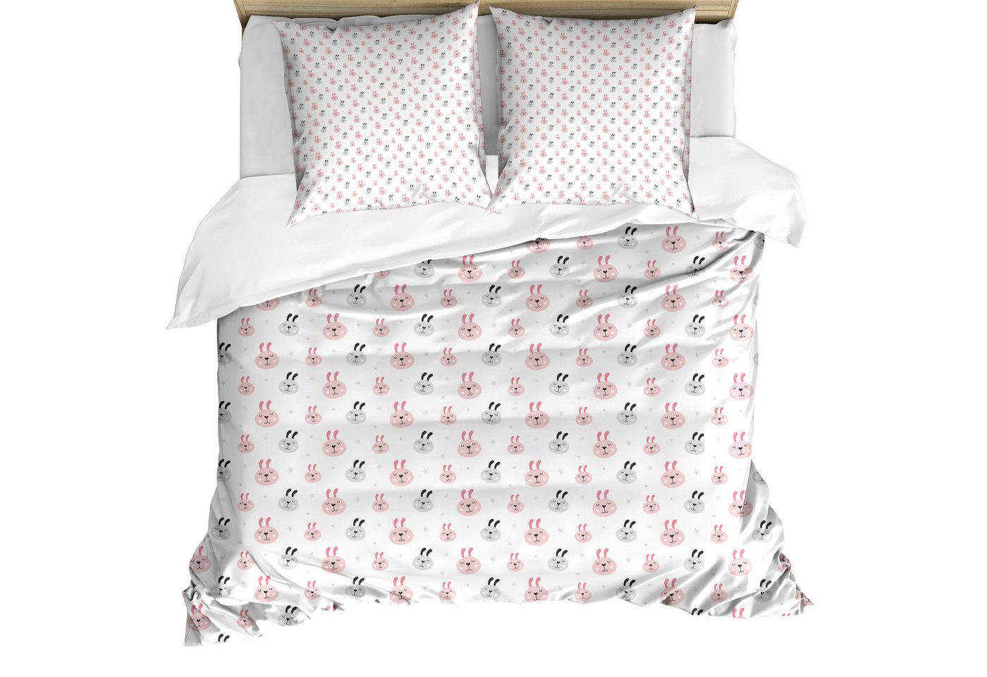 Abakuhaus Bettwäsche Weicher Microfaserstoff Allegigeignet kein Verblassen, Microfaser, Osterhase Baby-Kaninchen-Gekritzel Abakuhaus Bettwäsche Weicher Microfaserstoff Allegigeignet kein Verblassen, Microfaser, Osterhase Baby-Kaninchen-Gekritzel von Abakuhaus