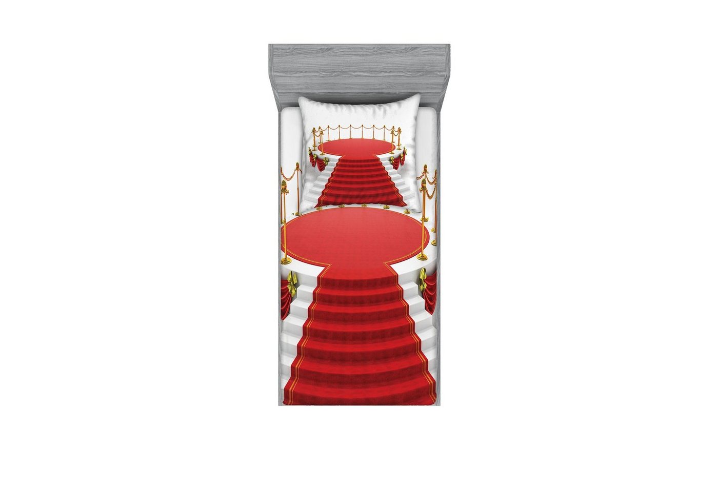 Abakuhaus Bettwäsche bedrucktes 2-teiliges Bettwäscheset, Microfaser, Theater Rundbühne mit Treppen Abakuhaus Bettwäsche bedrucktes 2-teiliges Bettwäscheset, Microfaser, Theater Rundbühne mit Treppen von Abakuhaus