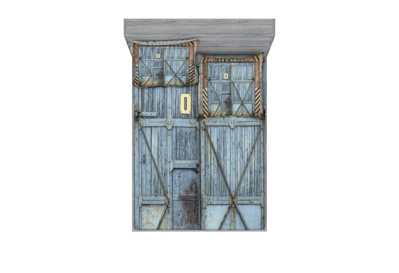 Abakuhaus Bettwäsche bedrucktes 3-teiliges Bettwäscheset, Microfaser, Bunt Im Alter von Holz-Fabrik von Abakuhaus