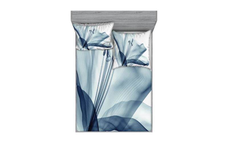 Abakuhaus Bettwäsche bedrucktes 3-teiliges Bettwäscheset, Microfaser, Natur Moderne Blumen Pflanzen von Abakuhaus