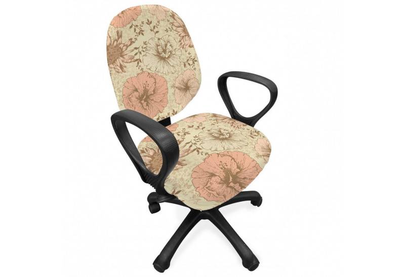 Abakuhaus Bürostuhlhusse dekorative Schutzhülle aus Stretchgewebe, Blumen Exotische Hibiscus Pflanze Abakuhaus Bürostuhlhusse dekorative Schutzhülle aus Stretchgewebe, Blumen Exotische Hibiscus Pflanze von Abakuhaus