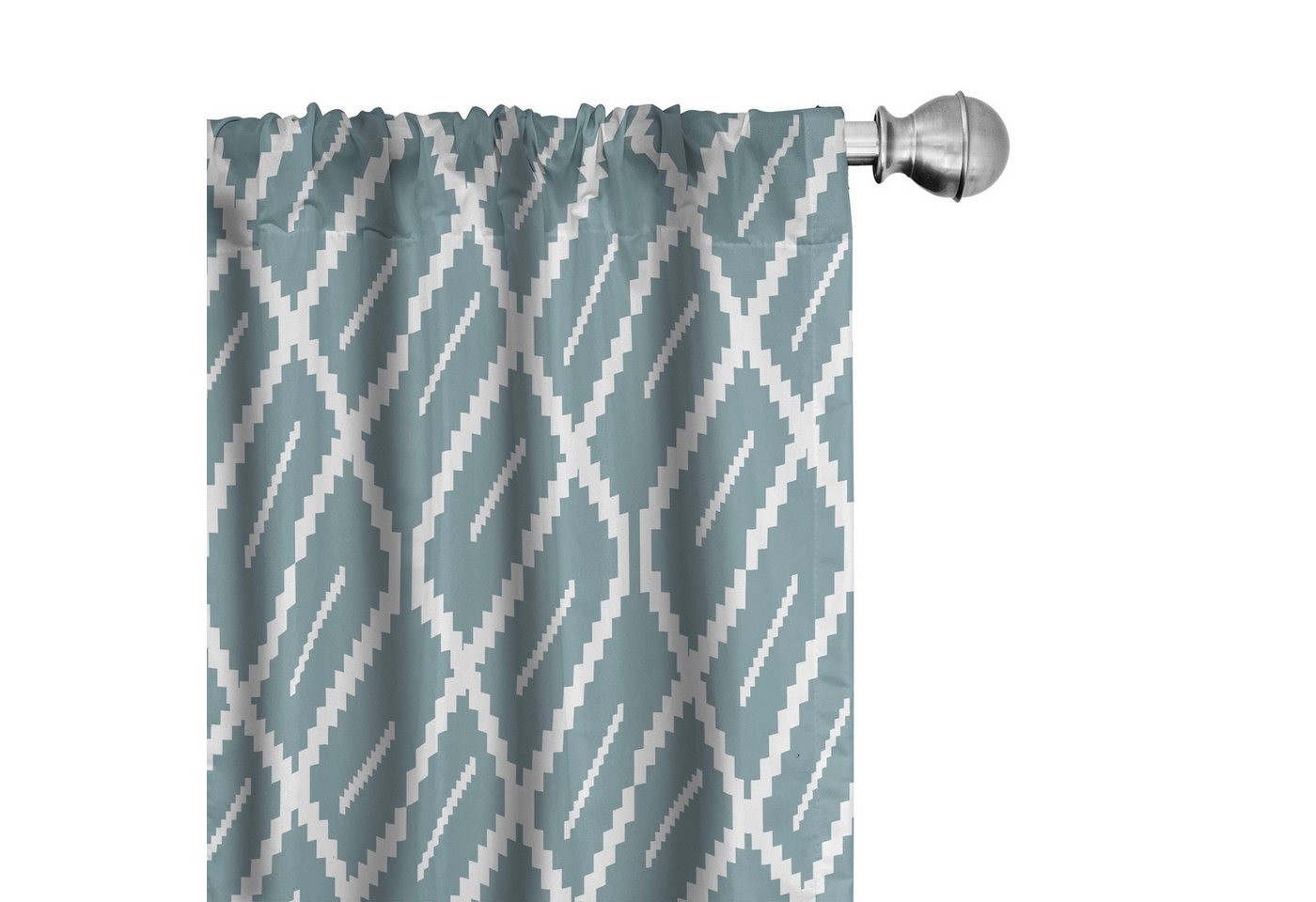 Abakuhaus Gardine Vorhang für Wohnzimmer Schlafzimmer Dekor, Microfaser, Gedämpfte Farben Treppen Stripes Abakuhaus Gardine Vorhang für Wohnzimmer Schlafzimmer Dekor, Microfaser, Gedämpfte Farben Treppen Stripes von Abakuhaus