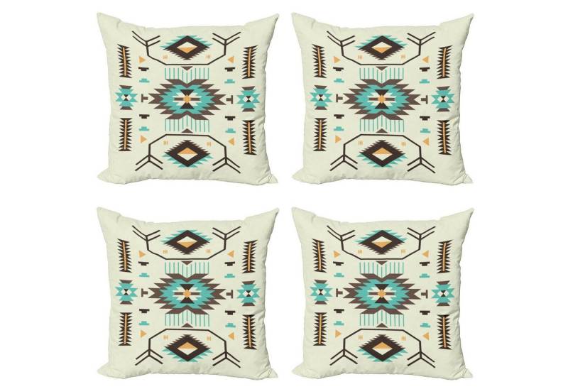 Abakuhaus Kissenbezüge Modern Accent Doppelseitiger Digitaldruck, (4 Stück), südwestlich Aztec Kunst von Abakuhaus