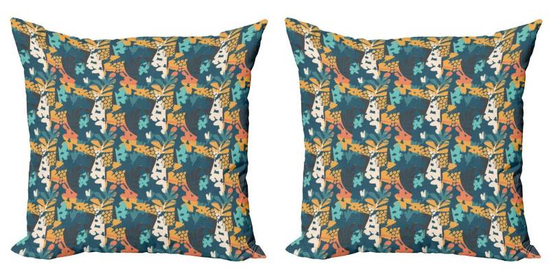 Abakuhaus Kissenbezüge Modern Accent Doppelseitiger Digitaldruck, (2 Stück), Blume Pinsel Petals Sketchy von Abakuhaus