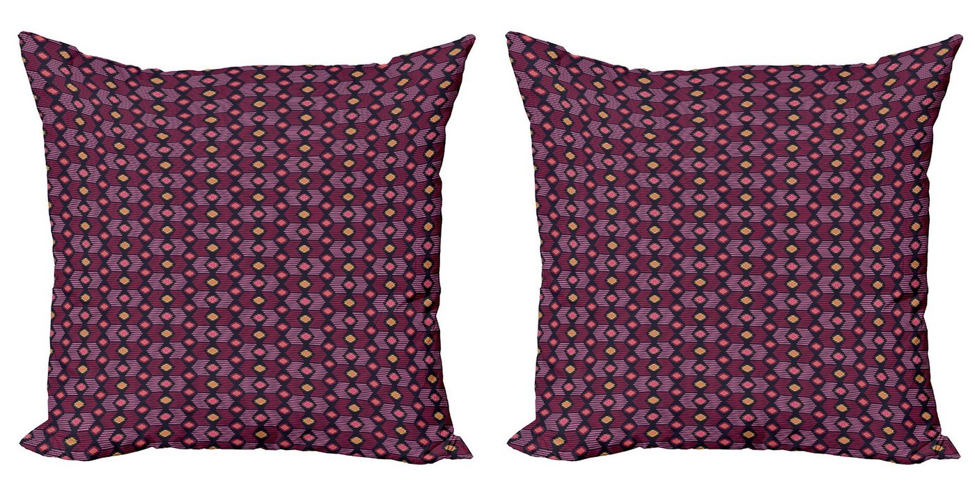 Abakuhaus Kissenbezüge Modern Accent Doppelseitiger Digitaldruck, (2 Stück), Ethnisch Aztec Motiv Kunstdruck von Abakuhaus