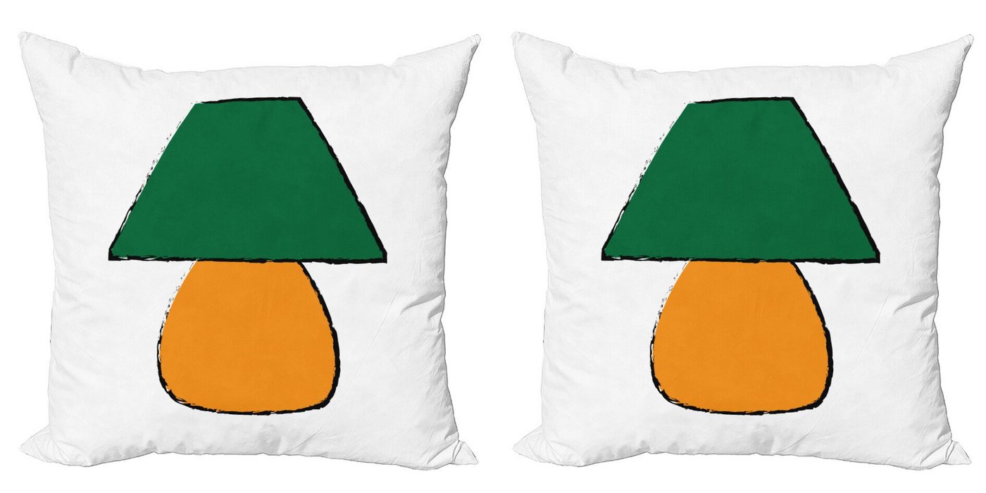 Abakuhaus Kissenbezüge Modern Accent Doppelseitiger Digitaldruck, (2 Stück), grün orange Schreibtisch Möbel von Abakuhaus