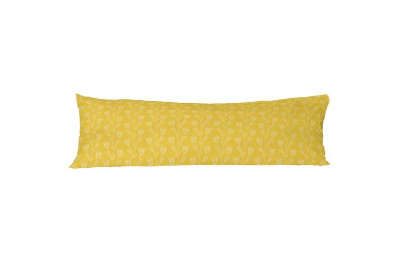 Abakuhaus Seitenschläferkissenbezug Deko-Akzent Langer Kissenbezug, Tulpe Yellow Monochrome Blumen von Abakuhaus