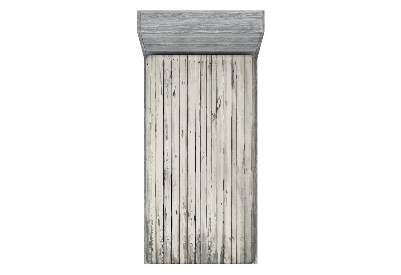 Abakuhaus Spannbettlaken Soft Dekorativer Stoff Bettwäsche Rund-um Elastischer Gummizug, Rustikal Schmutz-Kunst Vertikal Planks Abakuhaus Spannbettlaken Soft Dekorativer Stoff Bettwäsche Rund-um Elastischer Gummizug, Rustikal Schmutz-Kunst Vertikal Planks von Abakuhaus