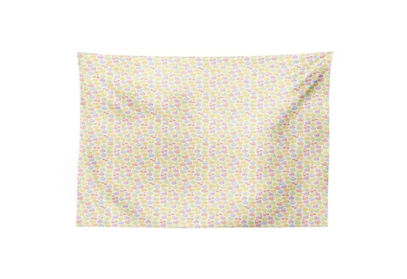 Abakuhaus Wandteppich Wohnzimmer Schlafzimmer Wandtuch Seidiges Satin Wandteppich, rechteckig, Obst Bunte Spirale Design Nahrung von Abakuhaus