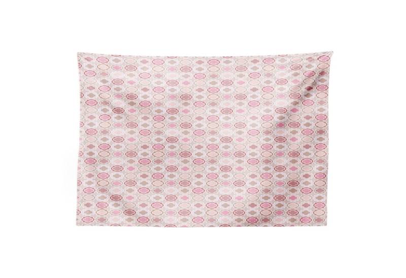 Abakuhaus Wandteppich Wohnzimmer Schlafzimmer Wandtuch Seidiges Satin Wandteppich, rechteckig, viktorianisch Quatrefoil Medieval Motiv von Abakuhaus